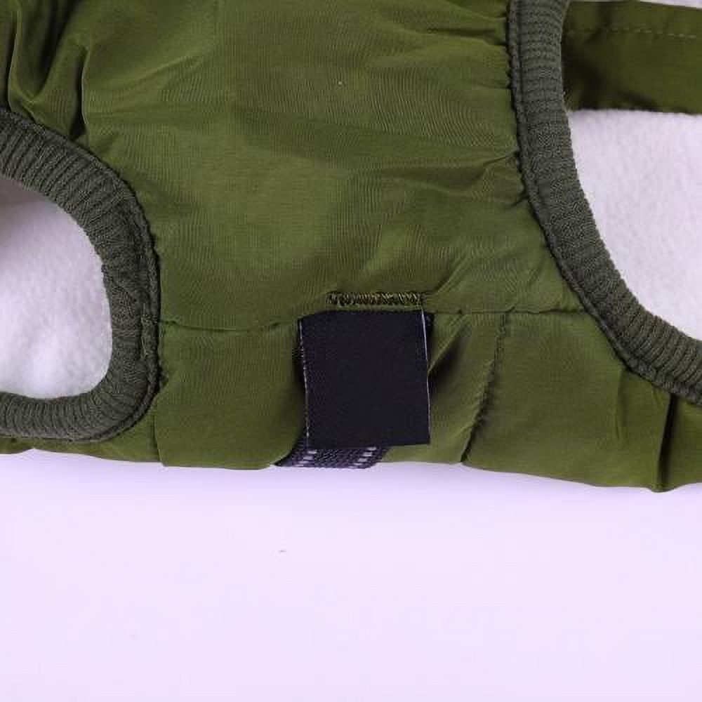 Warm Dog Jacket, Snowproof Windproof Waterproof Dog Winter Coat for Cold Weather - Soft Fleece Lining and Warm Thick Padded Dog Snow Coat for Puppy Small Medium Large Dogs M green, navy blue, red, purple, black