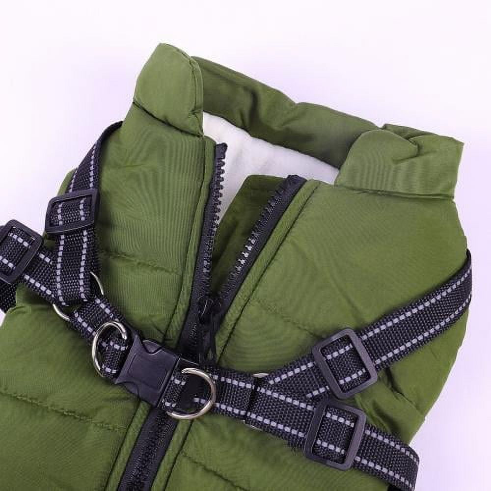 Warm Dog Jacket, Snowproof Windproof Waterproof Dog Winter Coat for Cold Weather - Soft Fleece Lining and Warm Thick Padded Dog Snow Coat for Puppy Small Medium Large Dogs 3XL green, navy blue, red, purple, black