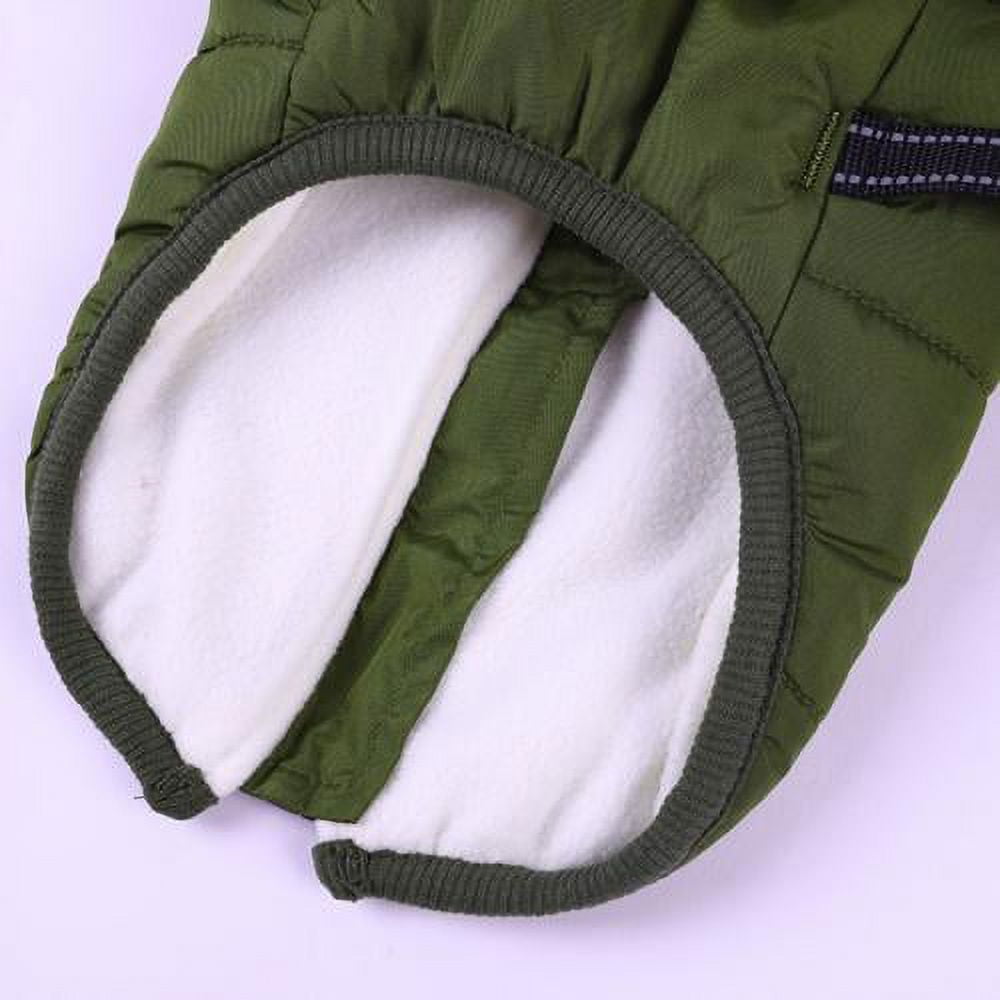 Warm Dog Jacket, Snowproof Windproof Waterproof Dog Winter Coat for Cold Weather - Soft Fleece Lining and Warm Thick Padded Dog Snow Coat for Puppy Small Medium Large Dogs 3XL green, navy blue, red, purple, black