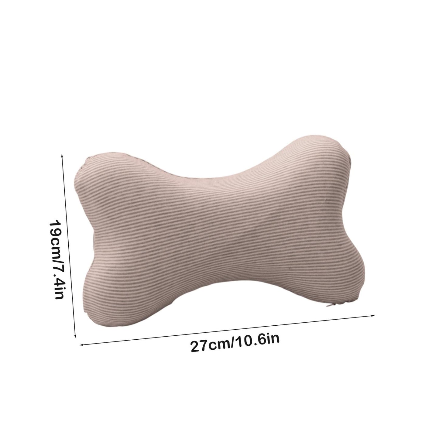 Clearance! Upgraded Dog Bone Shaped Travel Neck Pillows with Washable Removable Cover Memory Foam Car Bus Truck Driving Comfort Head Rest Support 10" A Coffee/10"