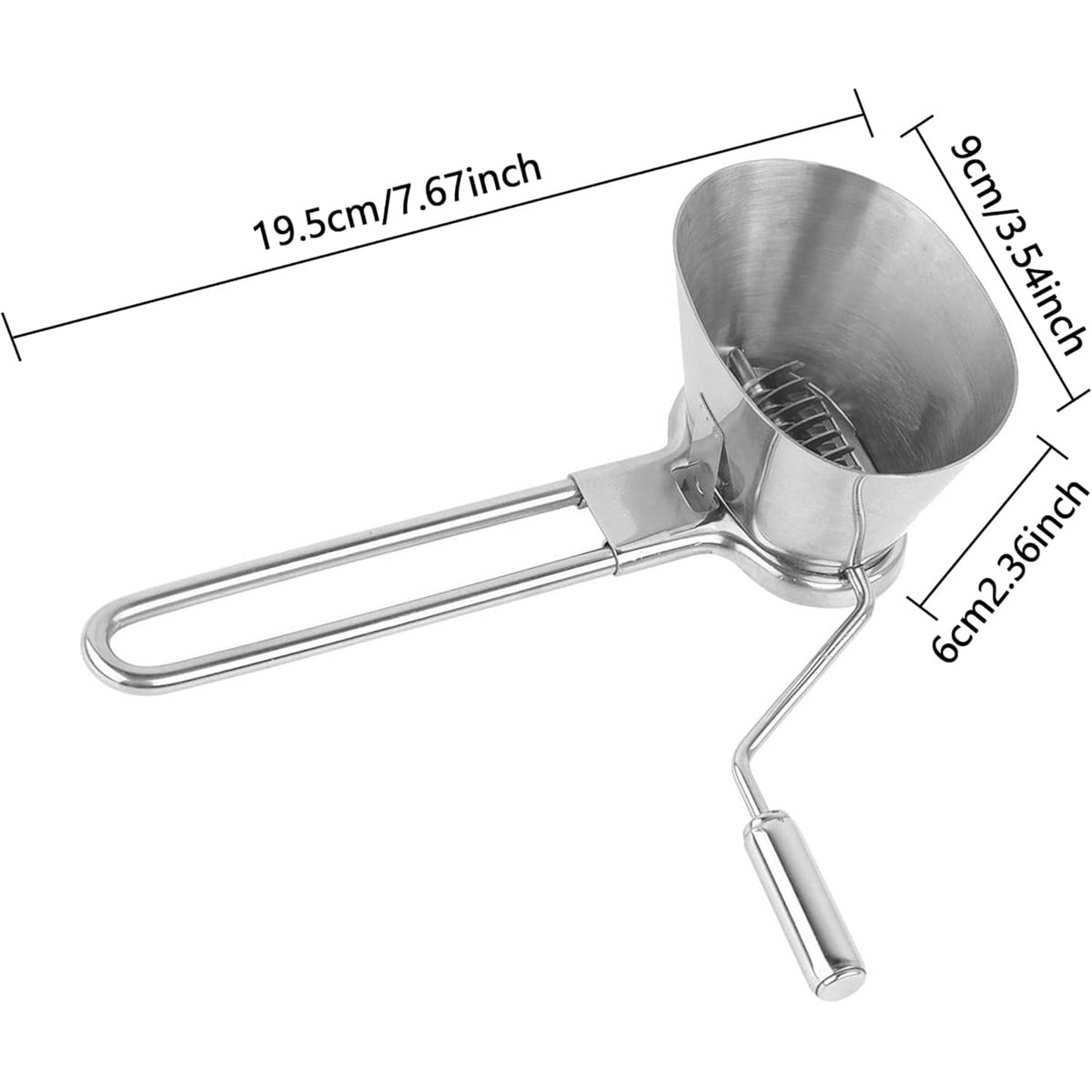 Tutuviw Manual Stainless Steel Parsley Shredder,Pepper Grinder,Herb Roller Mincer,Handheld Spice Grinder,Versatile Kitchen Tool for Herbs Vegetables Spices,Easy Hand-crank for Quick Cutting/Mincing