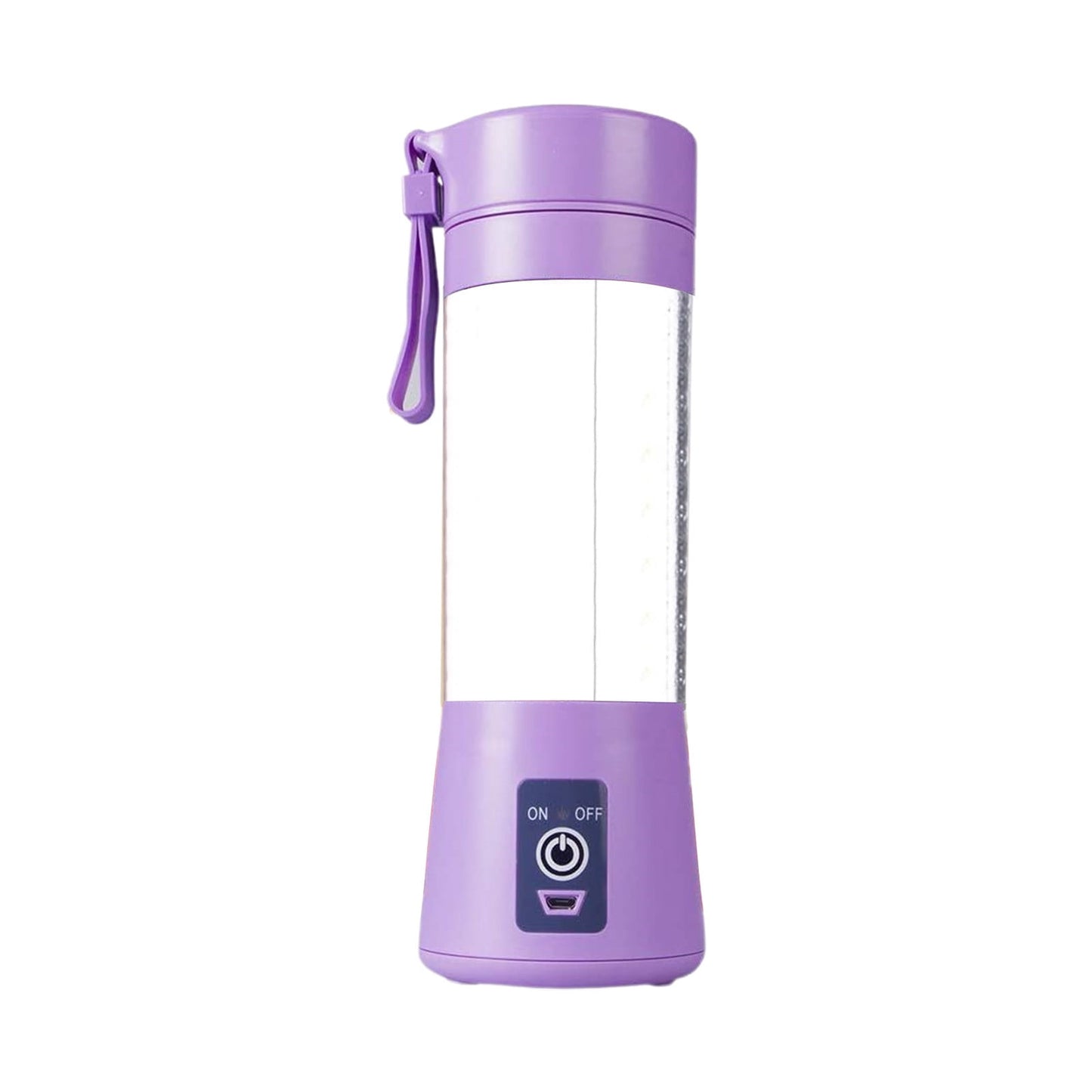 Portable Electric USB Juicer Blender Cup, Mini Blender for Shakes, Smoothies and Juice, USB Rechargeable Blenders with 6 Blades, Handheld Blenders, for Sports Travel and Outdoors Purple