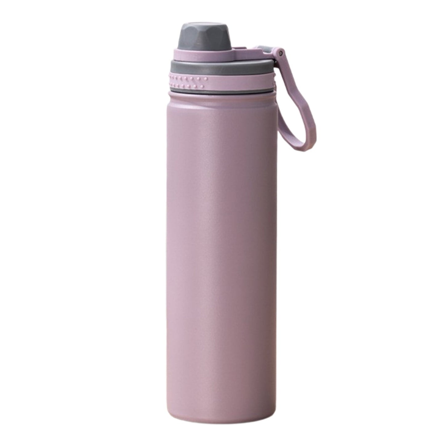 Insulated Water Bottle, Stainless Steel Vacuum Insulated Water Bottle, Sport Bottle with Leak Proof Lid and Handle, Space Kettle Men and Women, Large Capacity Sports Water Bottle Purple