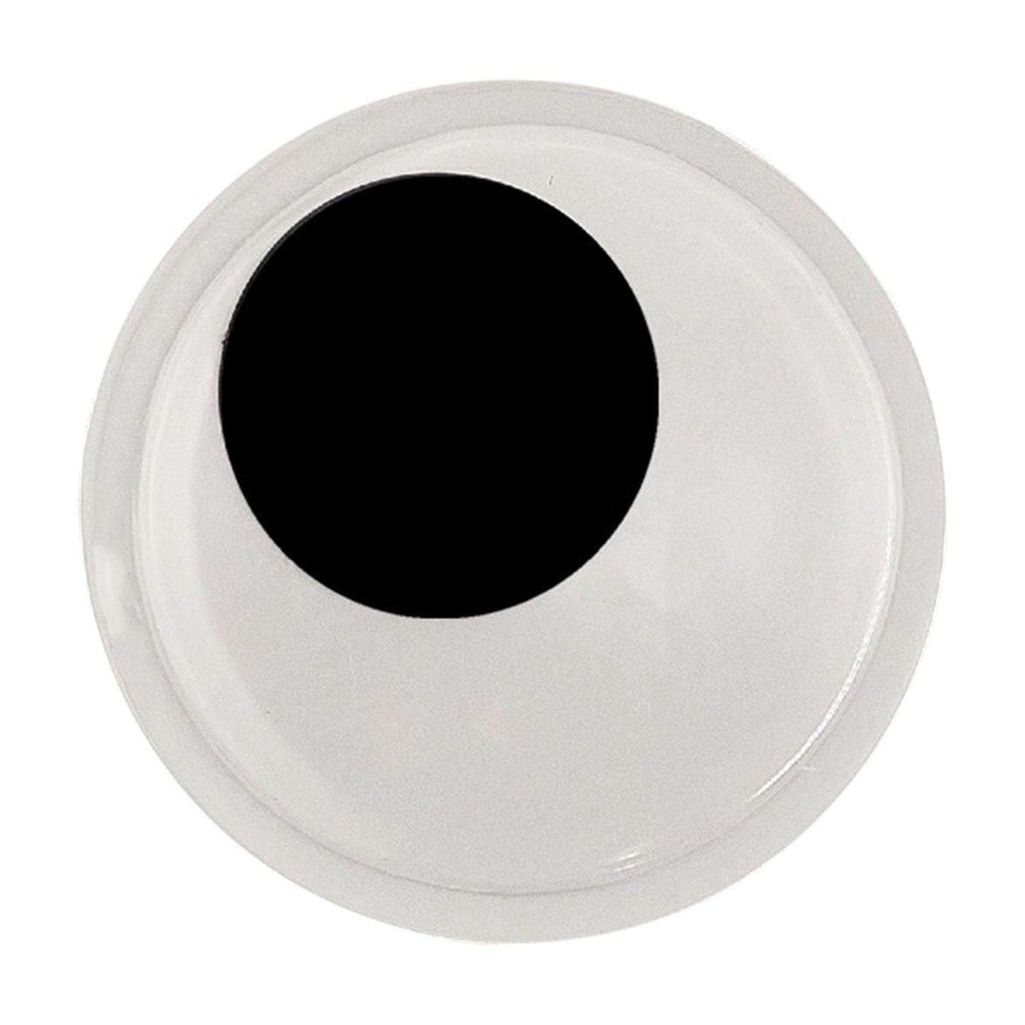 Giant Wiggle Eyes with Self Adhesive, Black White Eyes for DIY Crafts, Christmas Tree Decoration, Eyes Self Adhesive DIY Handmade Eye with Adhesive Backing, Self Adhesive Large Black Plastic Eyes White