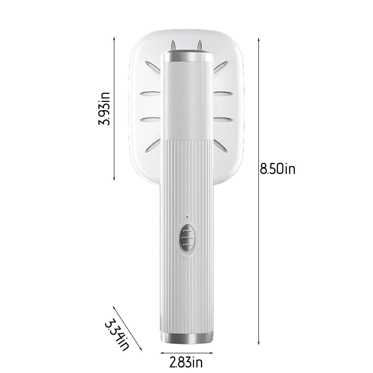 Travel Steamer for Clothes, Portable Iron, Steamer and Iron 2 In 1, Upgrade Portable Mini Ironing Machine, Rotatable Handheld Steam Iron, Foldable Travel Garment, for Home and Travel White