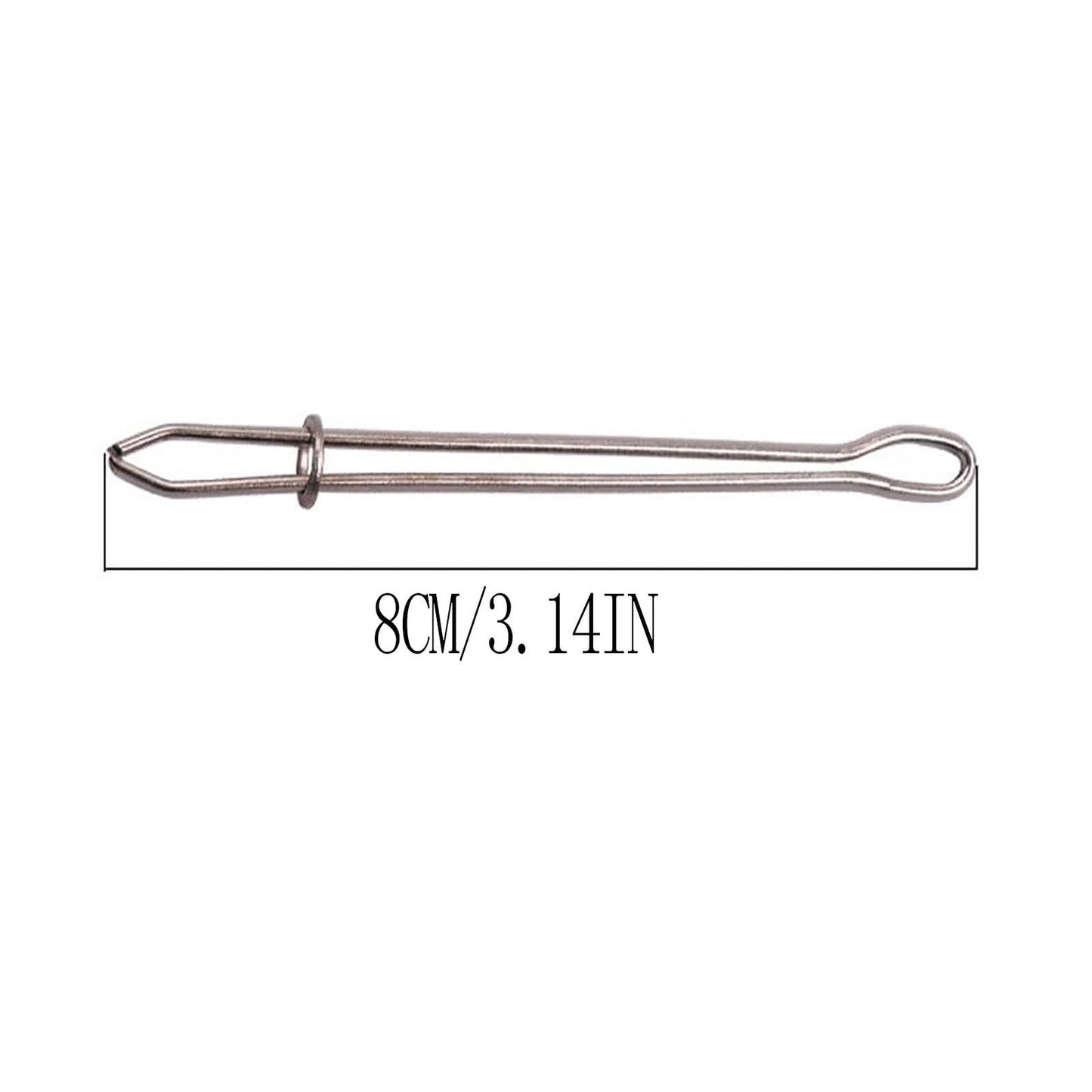 5Pcs Rope Threader, DIY Rope Threader Clip, Waist Band Threader, Metal Drawstring Belt Bodkin Threader, Sewing Puller Tool Set, for Hoodie Sweatpant Coats Pants Elastic Replacement Silver