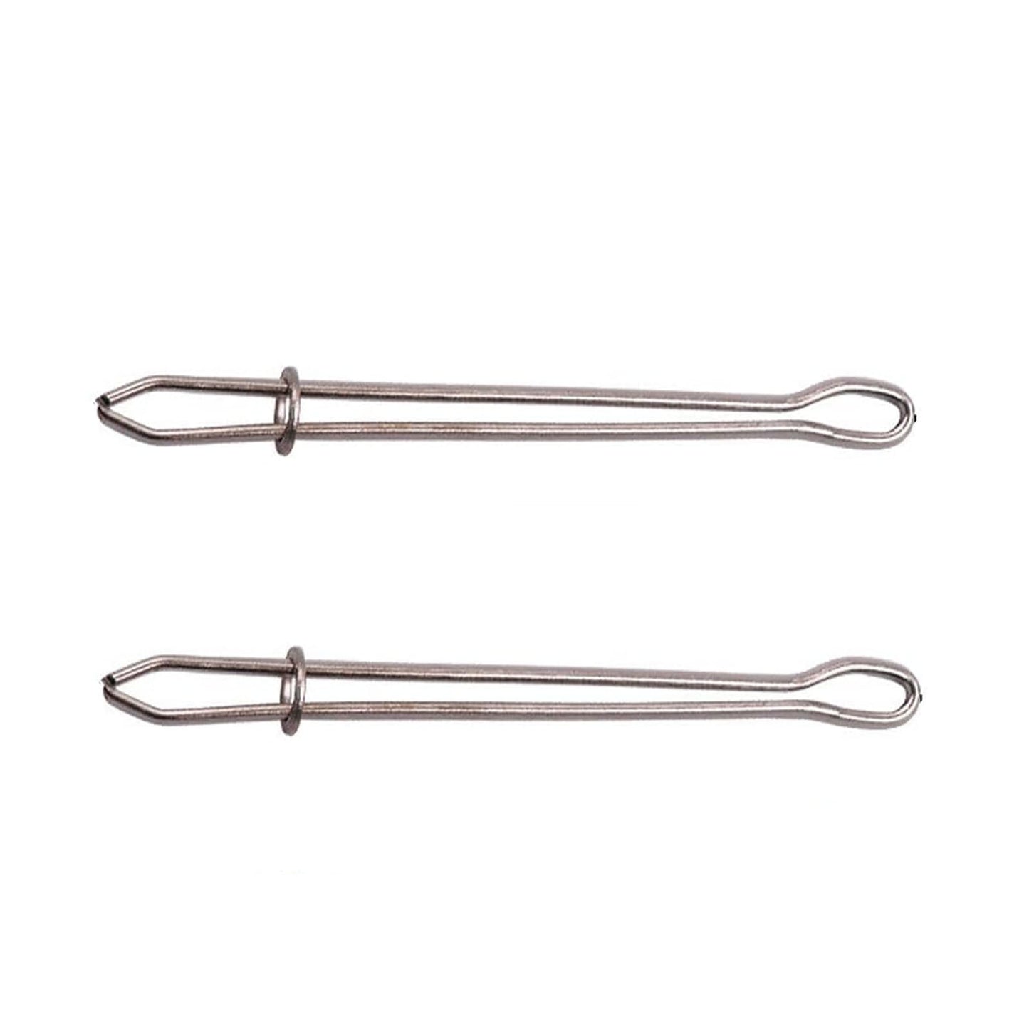 5Pcs Rope Threader, DIY Rope Threader Clip, Waist Band Threader, Metal Drawstring Belt Bodkin Threader, Sewing Puller Tool Set, for Hoodie Sweatpant Coats Pants Elastic Replacement Silver
