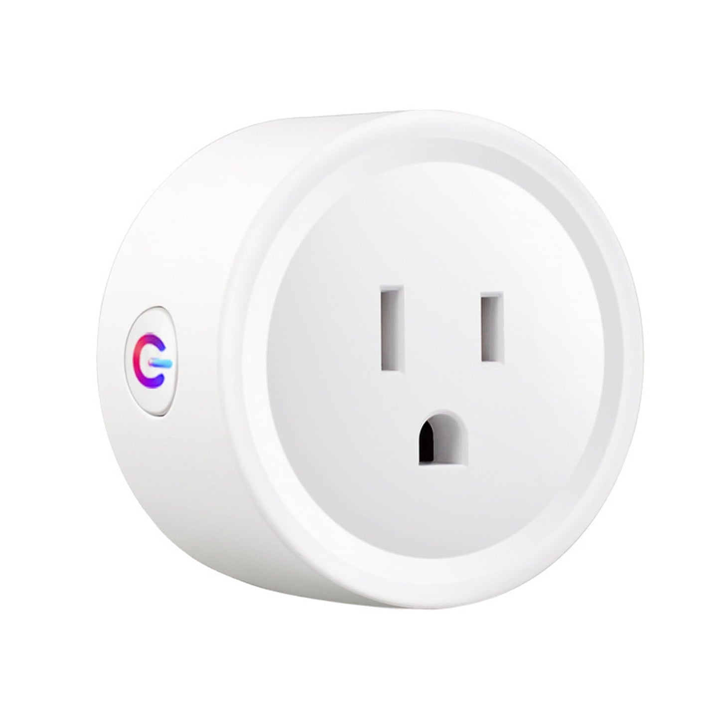 Smart Plug, WiFi Smart Plugs, Smart Outlet Timer with APP Remote Control, 2.4GHz Wi-Fi Only,Voice Control, No Hub Required, Timer and Schedule Function White