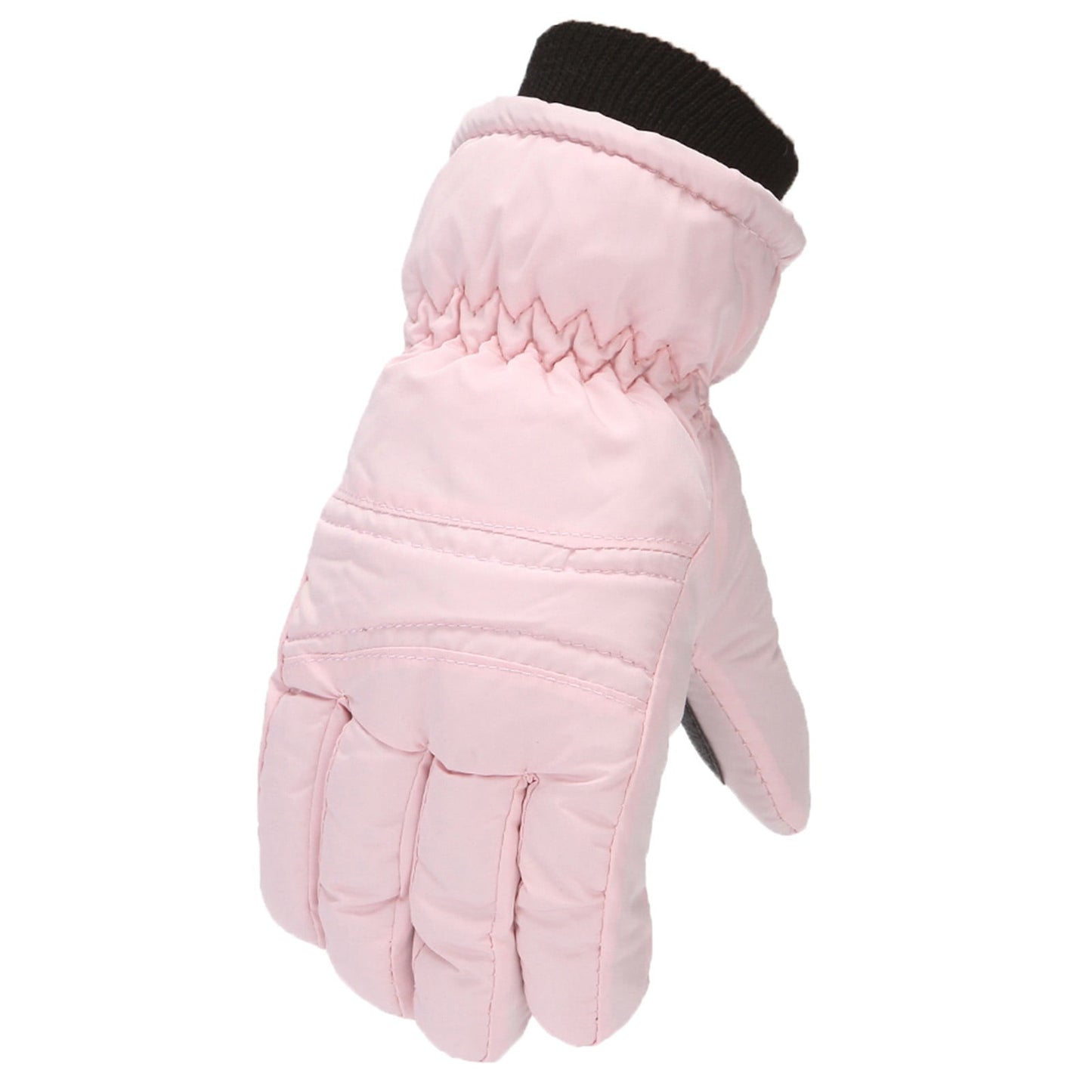 GXWEA 2T Gloves Kids Waterproof Gloves Kids Gloves Winter Gloves Thick Gloves Stretchy Warm Gloves Boys Girls 6-11 Year 4-8 Year AHA1 kids snow gloves Pink