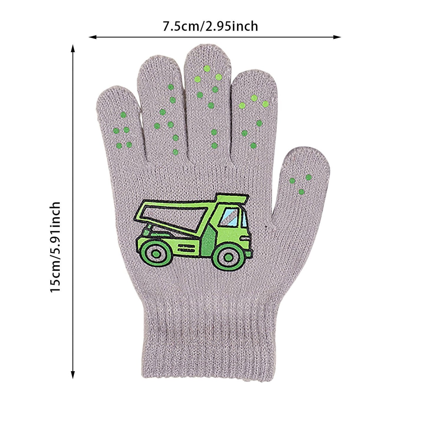 GXWEA 2T Gloves Kids Waterproof Gloves Kids Gloves Winter Gloves Thick Gloves Stretchy Warm Gloves Boys Girls 6-11 Year 5-12 years AHA4 kids snow gloves Purple