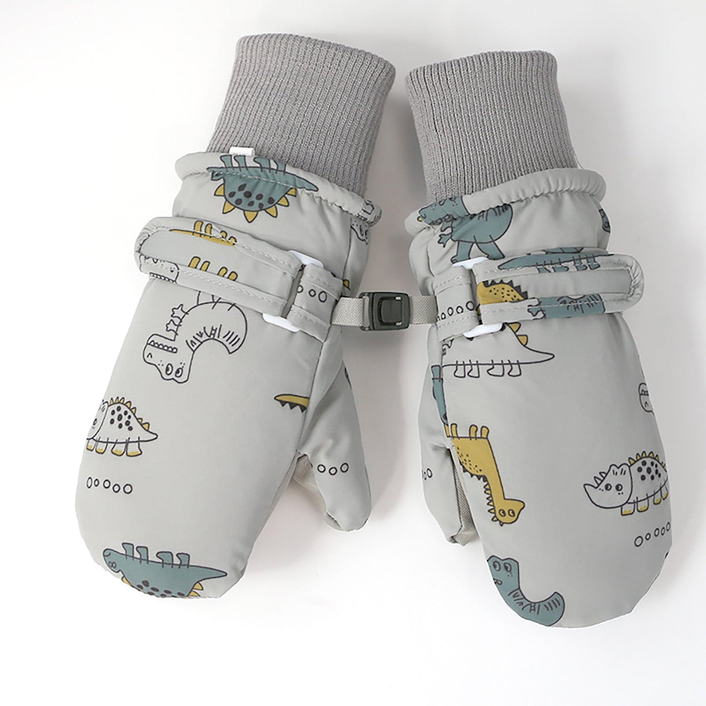 GXWEA 2T Gloves Kids Waterproof Gloves Kids Gloves Winter Gloves Thick Gloves Stretchy Warm Gloves Boys Girls 6-11 Year 6-24 Months AHA5 kids snow gloves Grey
