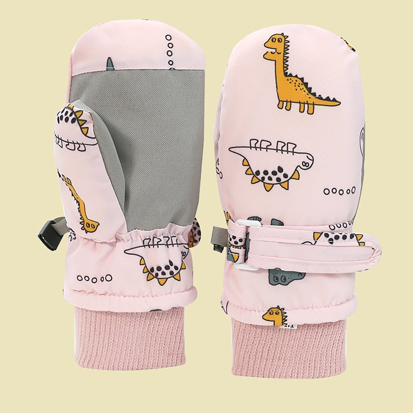 GXWEA 2T Gloves Kids Waterproof Gloves Kids Gloves Winter Gloves Thick Gloves Stretchy Warm Gloves Boys Girls 6-11 Year 4-8 Years AHA5 kids snow gloves Pink
