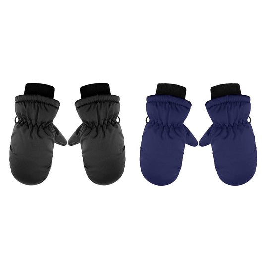 GXWEA 2T Gloves Kids Waterproof Gloves Kids Gloves Winter Gloves Thick Gloves Stretchy Warm Gloves Boys Girls 6-11 Year One Size color-10
