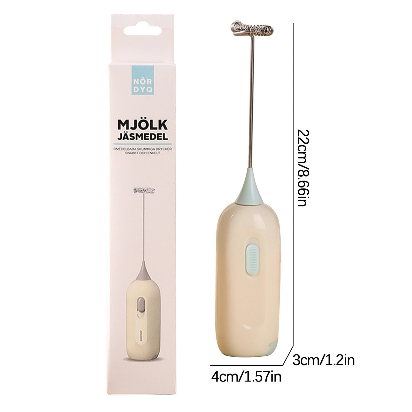 Handheld Stirrer, Electrical Stainless Steel Battery Operated Coffee Stirrer, Milk Frother Coffee Egg Mixers for Crafts Tumbler, DIY Making A