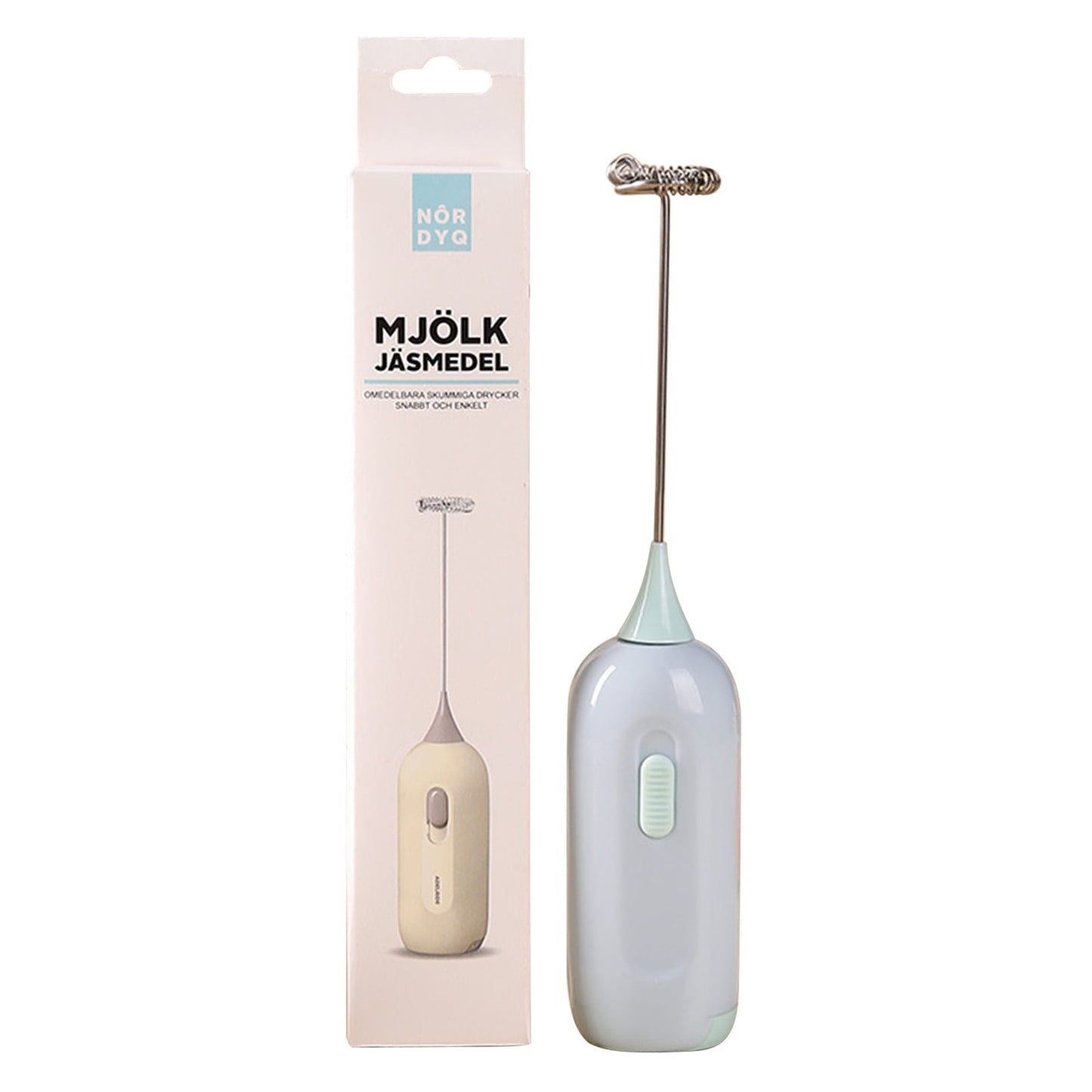 Handheld Stirrer, Electrical Stainless Steel Battery Operated Coffee Stirrer, Milk Frother Coffee Egg Mixers for Crafts Tumbler, DIY Making B