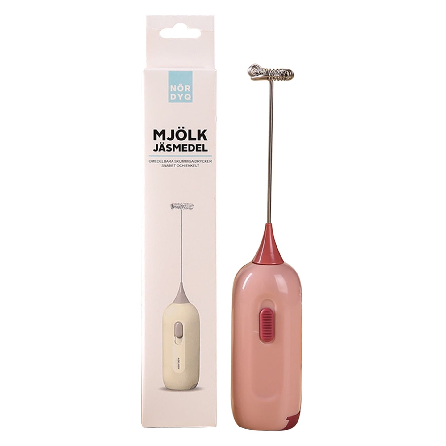 Handheld Stirrer, Electrical Stainless Steel Battery Operated Coffee Stirrer, Milk Frother Coffee Egg Mixers for Crafts Tumbler, DIY Making D