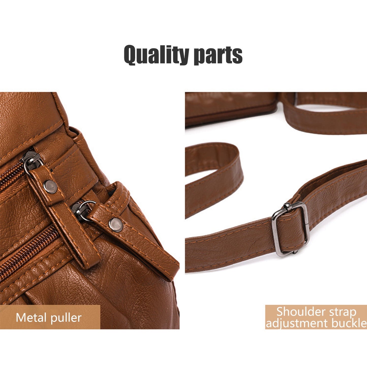 Crossbody Bags for Women, Pocketbooks Soft PU Leather Purses and Handbags, Multi Pocket Shoulder Bag, Multi Layer Fashionable Shoulder Women Bag, Shoulder Fashionable Pleated Bag Black