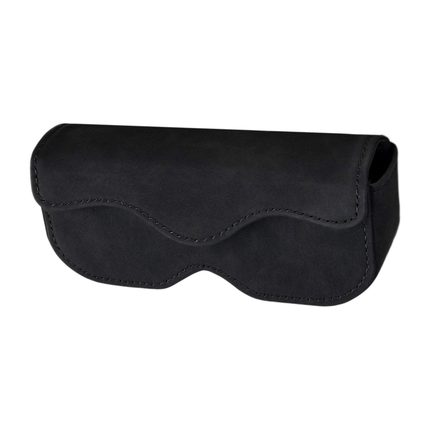 Sunglasses Holder for Car Sun Visor, Leather Auto Eyeglasses Storage Case with Hidden Closure, Protective Glasses Organizer Box, Vehicle Visor Accessories for Woman Man Gray