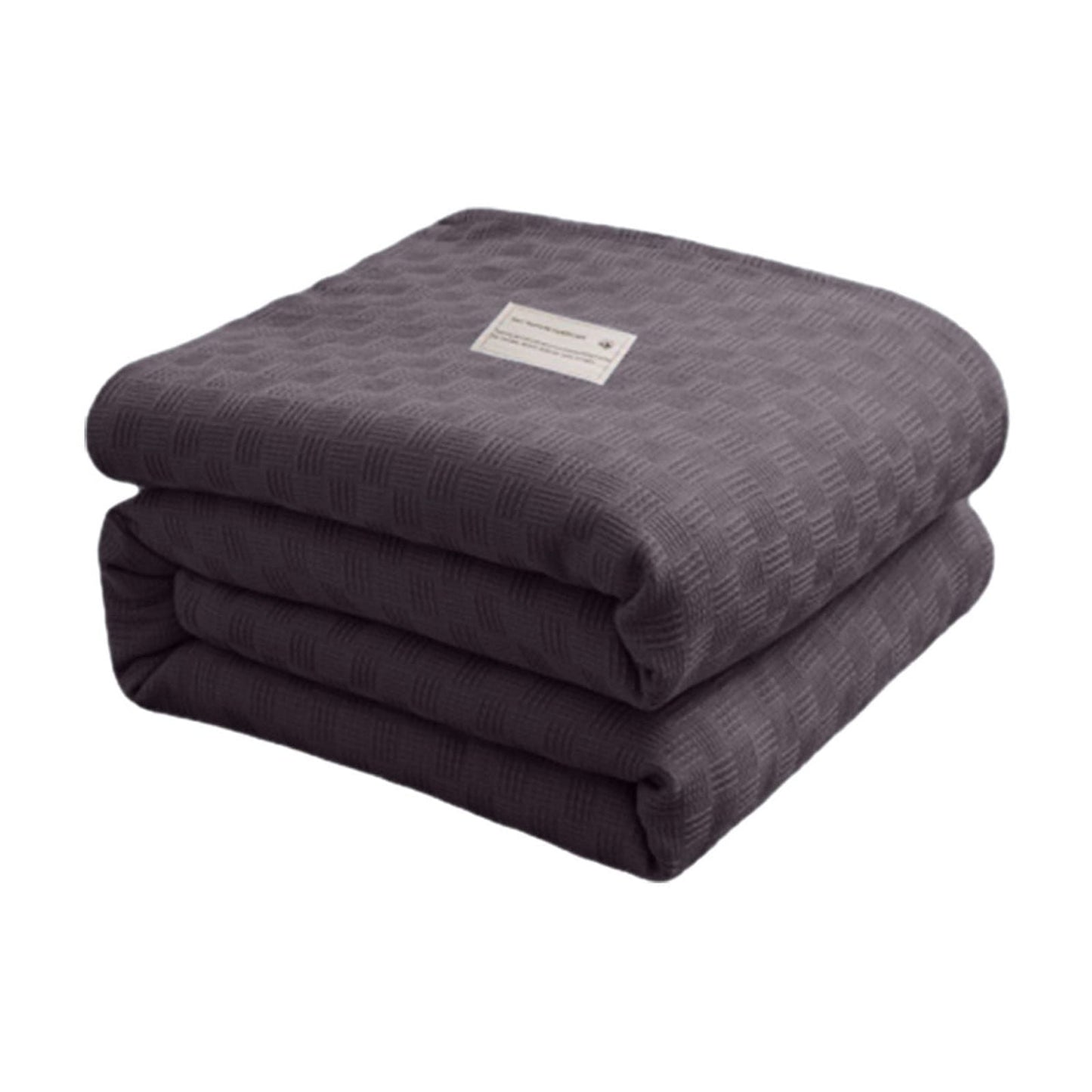 59x39" 100% Cottons Blanket, Soft and Breathable Bed Blanket, Multi-functional Bed Blanket for All Season, Machines Washable Bed Couch for Home Living Room Bedroom Office Travel Coffee