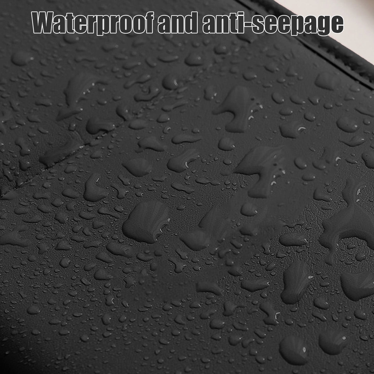 Makeup Brush Bag, Waterproof Stand-Up Makeup Brush Holder Organizer, Travel Make up Brush Pouch Cosmetic Bags, Painting and Makeup Bag, Large Capacity Makeup Brush Storage Bag Black