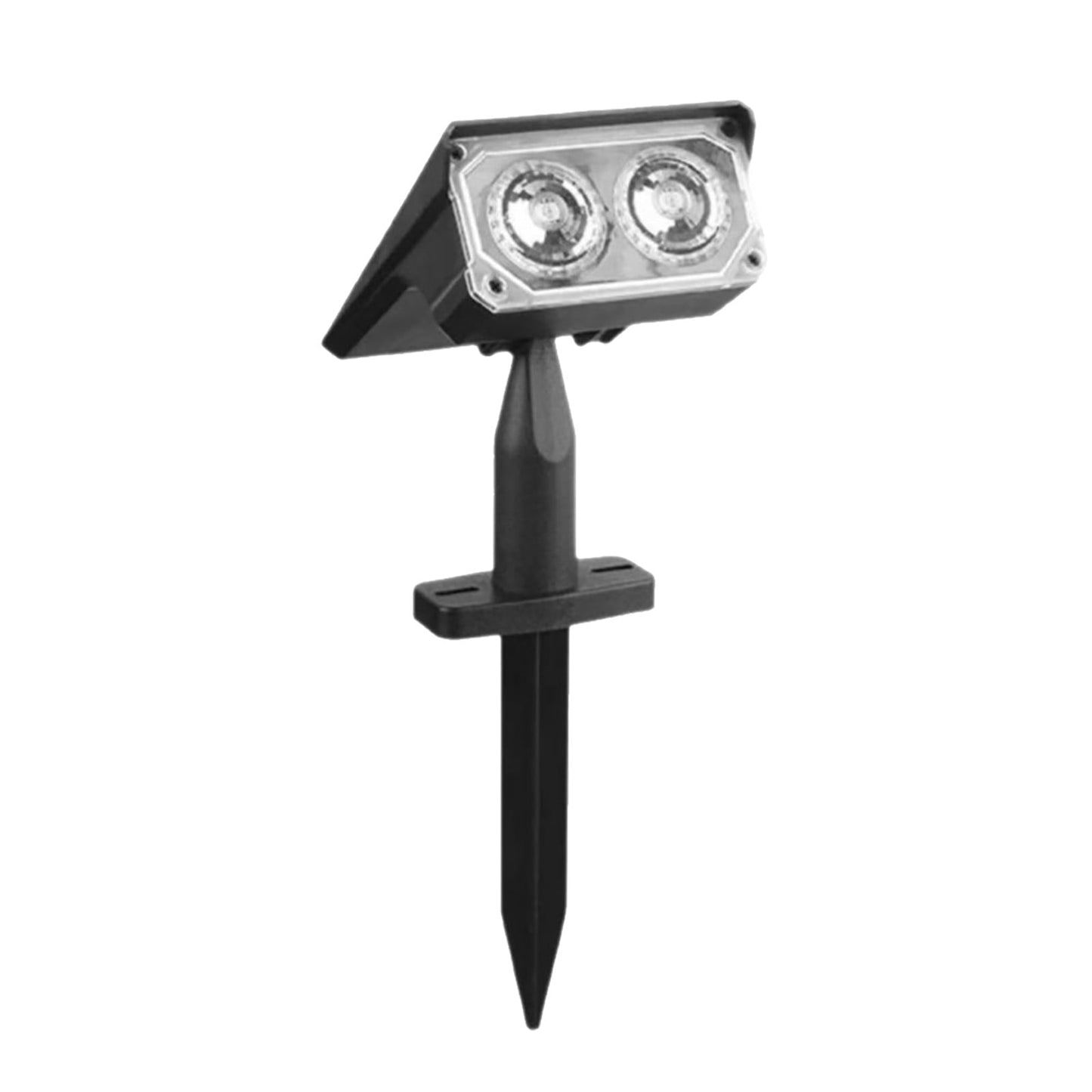 Solar Spot Lights Outdoor for Flag, Tree, Sign, Mailbox, Solar Lights Outdoor Waterproof, Bright Landscape Spotlights, Dusk to Dawn Lighting, for Yard Patio Garden Pathway A