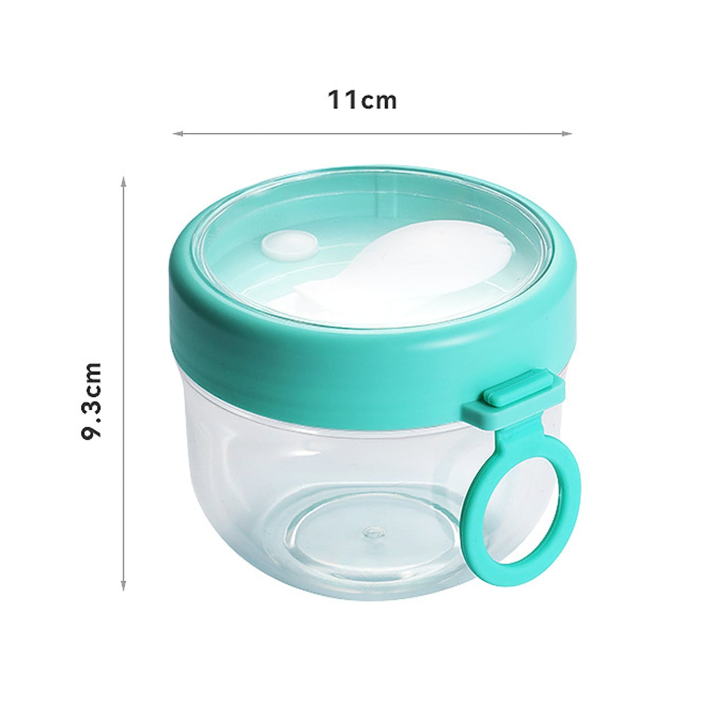 BOBASNDM Polycarbonate White PC Leakproof Yogurt Container Pink