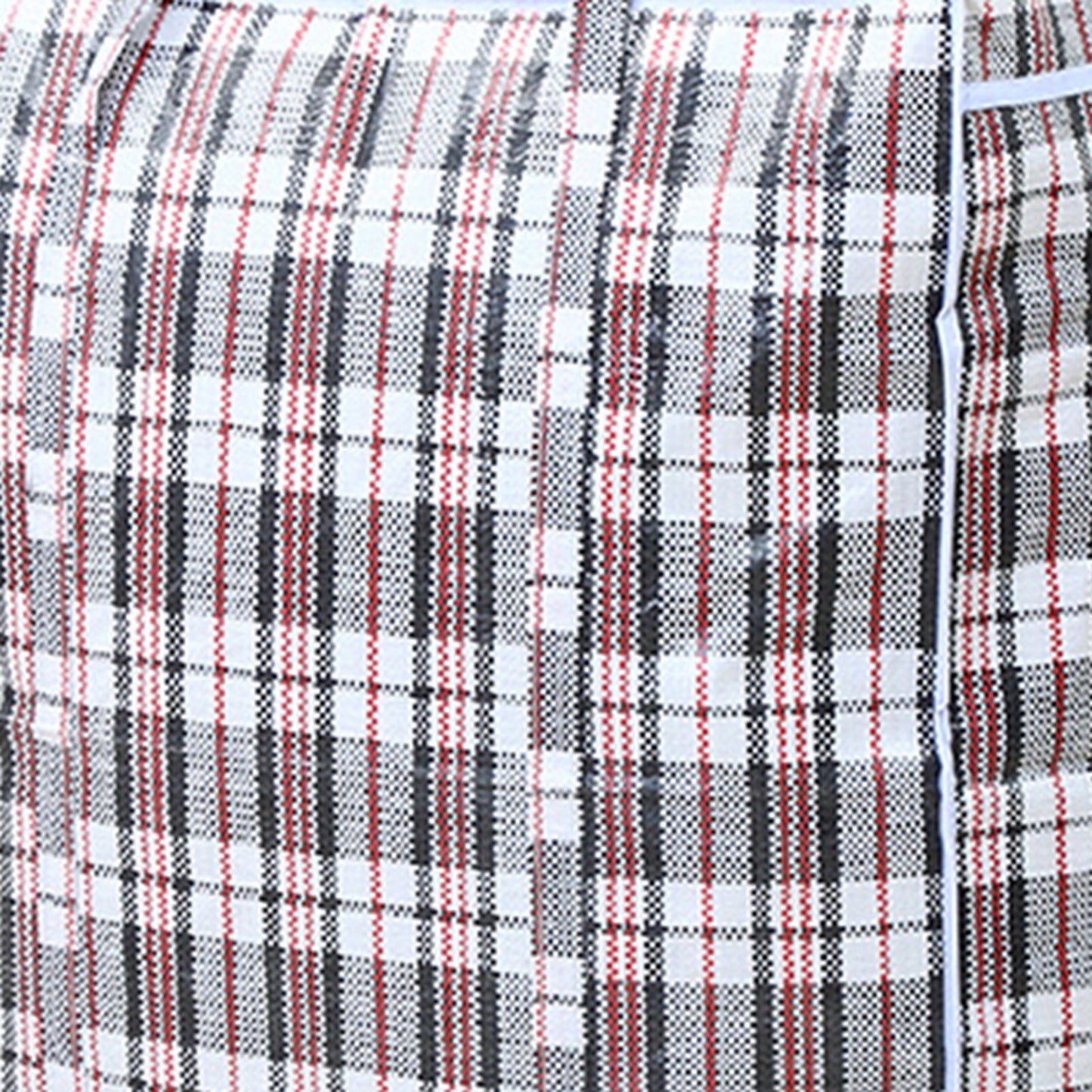 Dream Lifestyle Large Capacity Storage Bags, Large Checkered Storage Laundry Bag with Zipper & Handles for Shopping Moving Travel Green