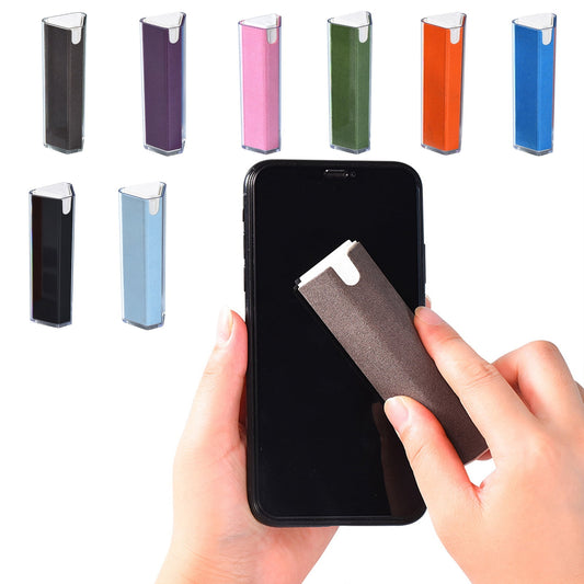Screen Cleaner Spray Wipe, 3-in-1 Spray Microfiber Cloth, Car Screen Cleaner, Portable Refillable Spray Bottle Tool for Phone/Computer/Laptop/Tablet/Monitor/Car Screen 18 mL Dark Blue