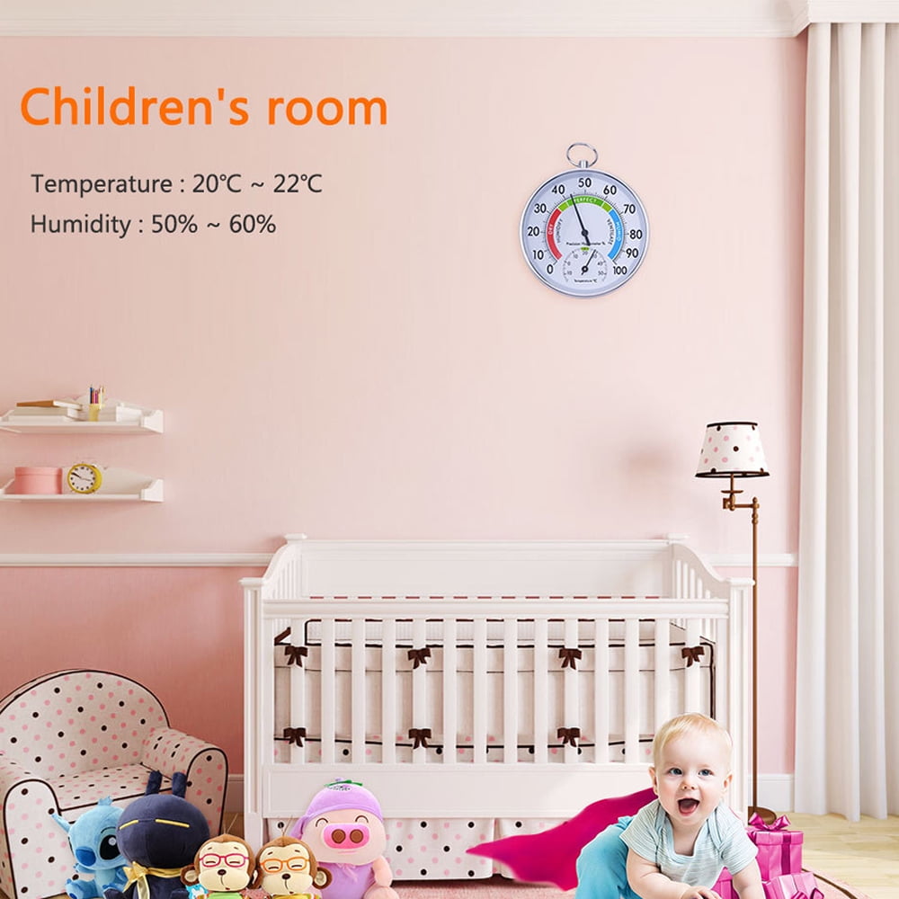 Thermometer and Hygrometer - Ideal Greenhouse Thermometer and Humidity Meter To Monitor Maximum and Minimum Temperatures and Humidity Easily Wall Mounted Multicolor bottom