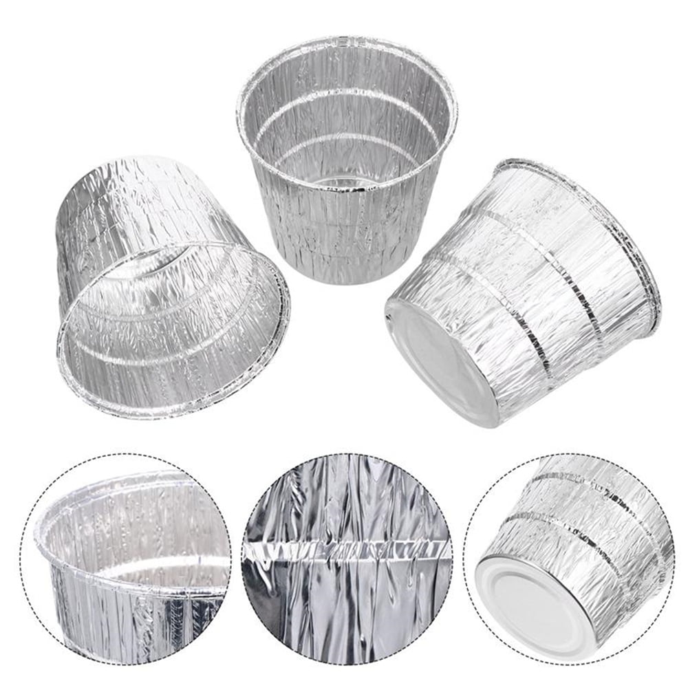 12 Pack Disposable Drip Grease Bucket Liners, Grill Drip Tray, Disposable Foil Liner for BBQ Drip Bucket
