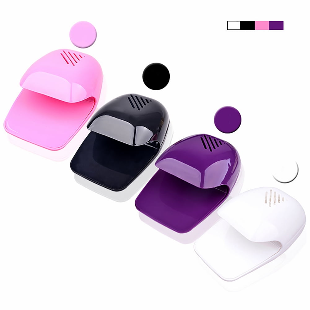 Portable Finger Toe Nail Polish Dryer Drying Blow Fan Manicure Art Tool Machine Black