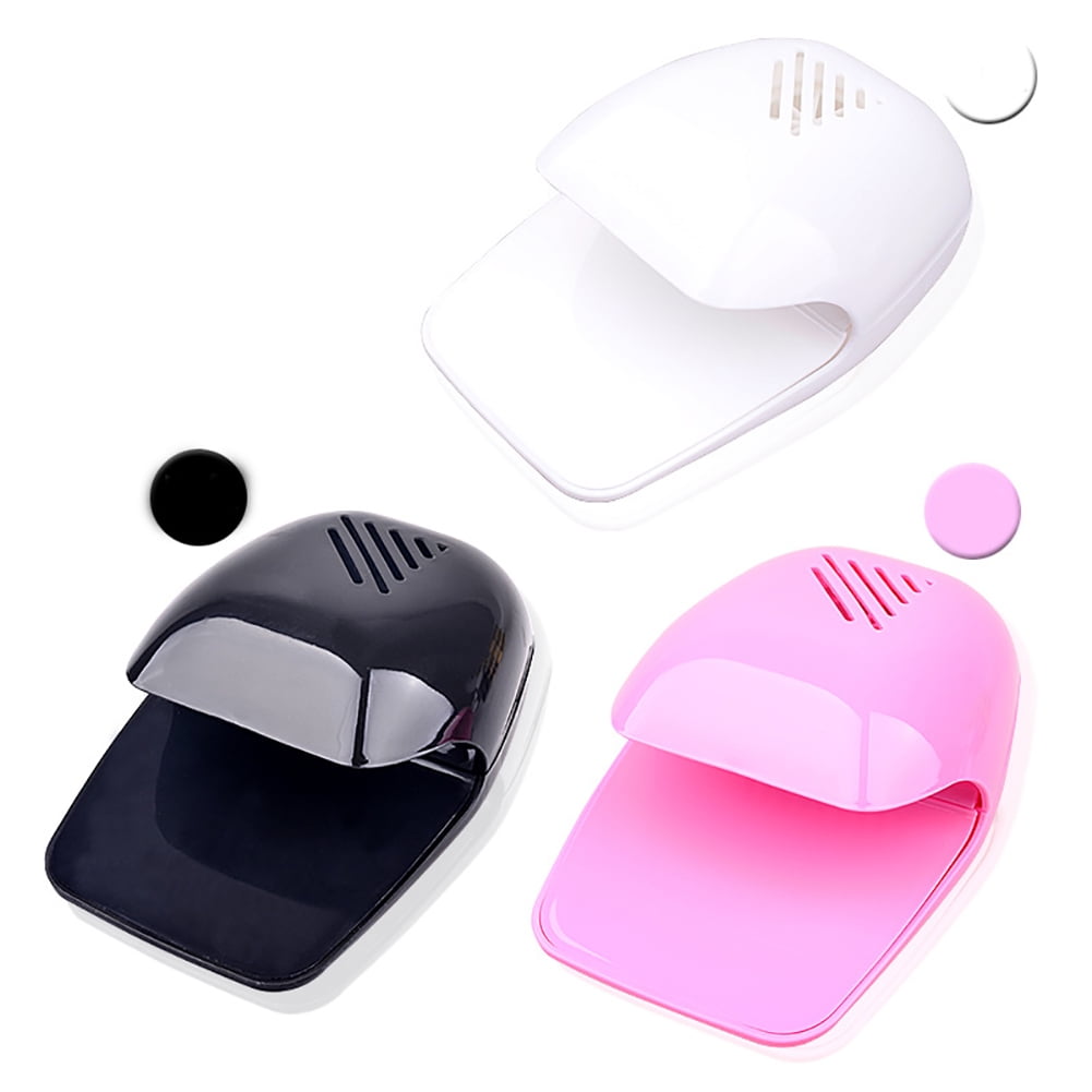 Portable Finger Toe Nail Polish Dryer Drying Blow Fan Manicure Art Tool Machine Black
