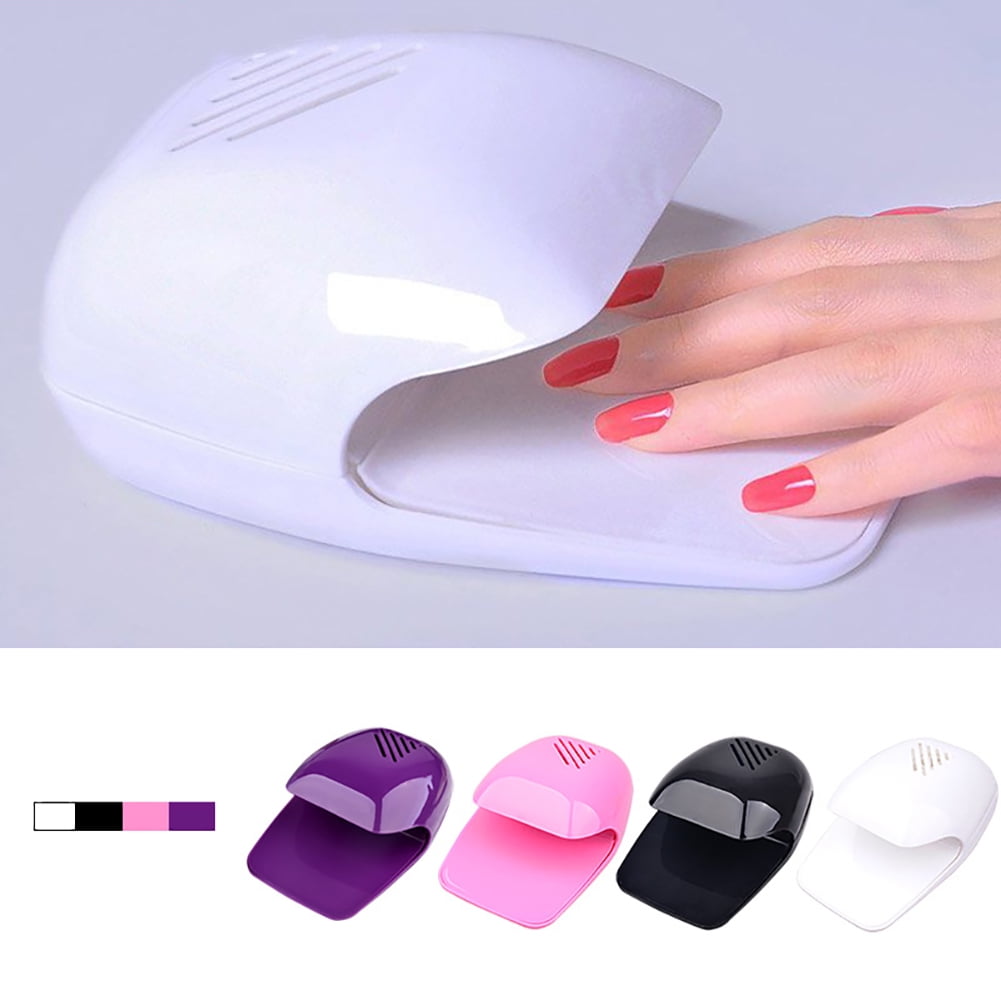 Portable Finger Toe Nail Polish Dryer Drying Blow Fan Manicure Art Tool Machine White