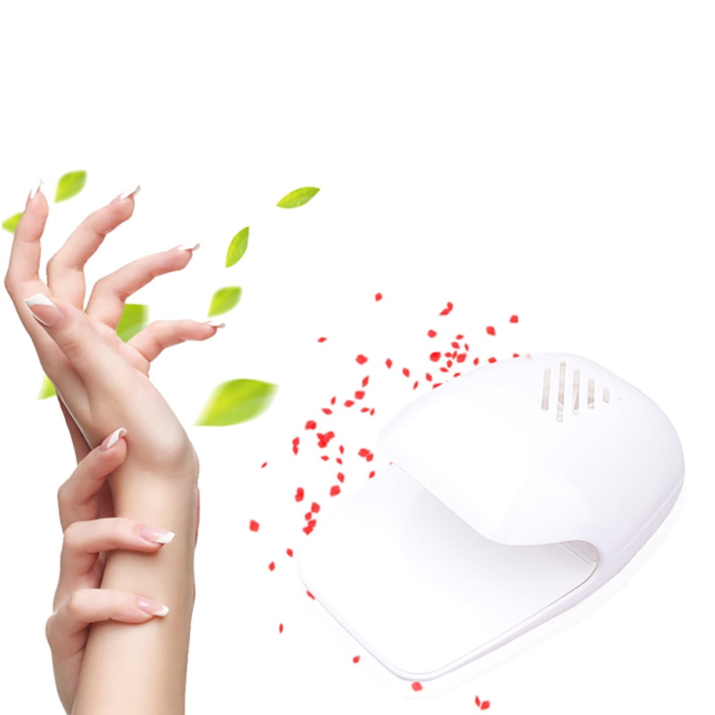 Portable Finger Toe Nail Polish Dryer Drying Blow Fan Manicure Art Tool Machine White