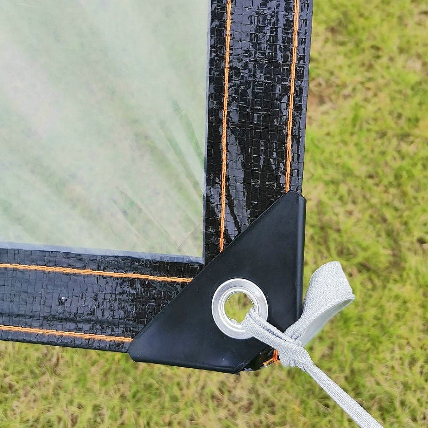 Clear Tarps Heavy Duty, Waterproof Tarpaulin Cover Greenhouse Garden Plant Patio 5 x 6.5FT 6.5*13ft