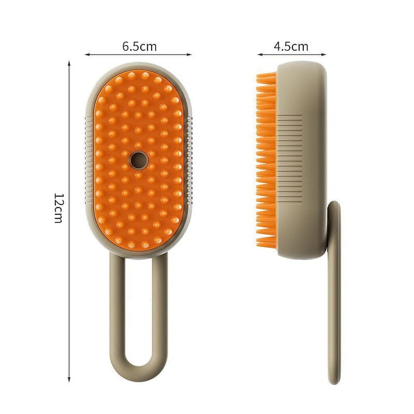 Cat Steam Brush, 3 in 1 Self Cleaning Cat Steamy Pet Brush Steamer Brush for Massage for Removing Tangled and Loosse Hair (2PCS Light Green) Light Green/White