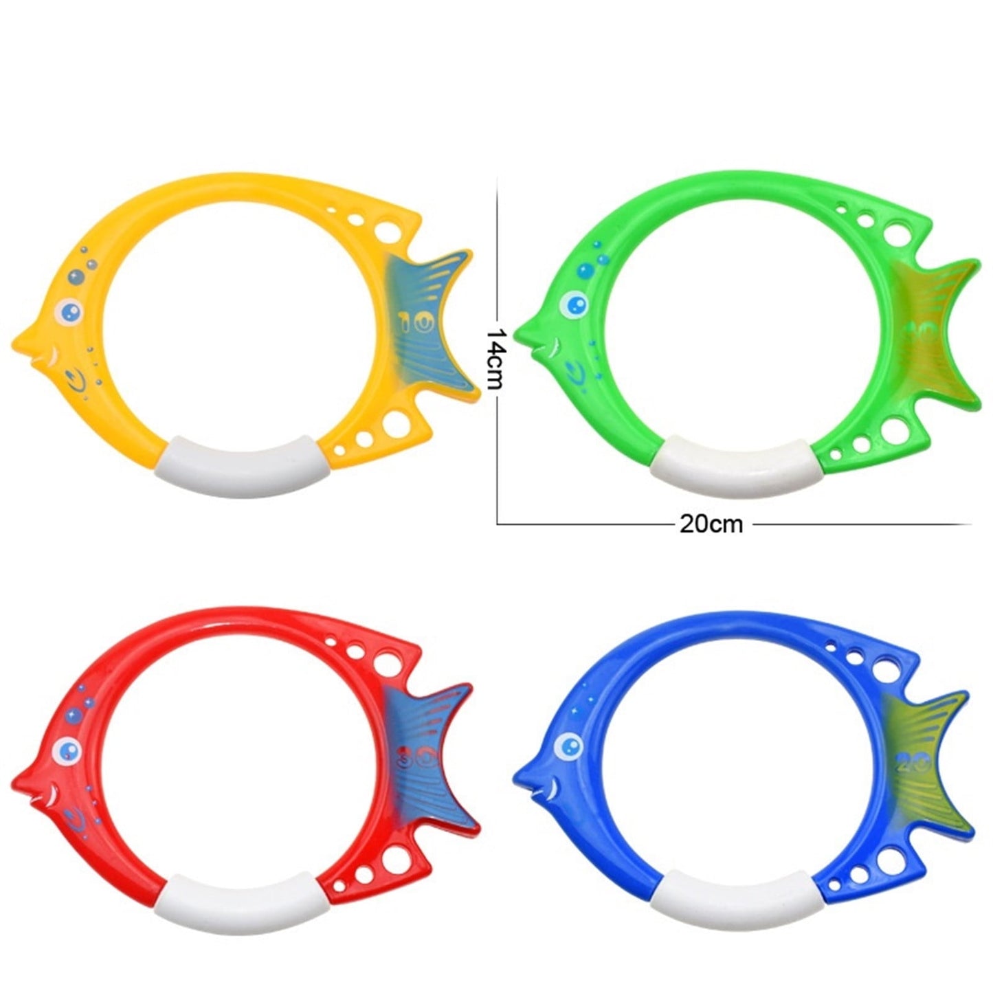 Diving Underwater Swimming Colorful Pool Sink Training Diving ToyFor Man And Woman B
