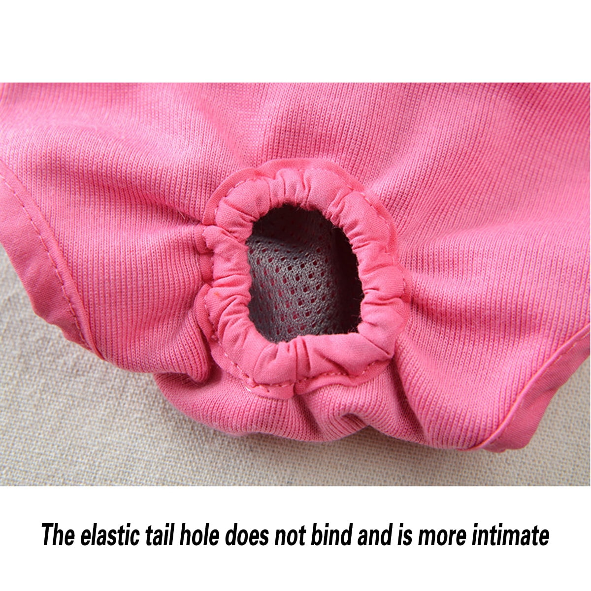 Comfortable Dog Underwear Dog Diapers Pants Male Female to Put On/Off Breathable Physiological Pants Reusable Sanitary Panties for Small to Large Dogs Pet (1pcs, Pink, XL) M Pink