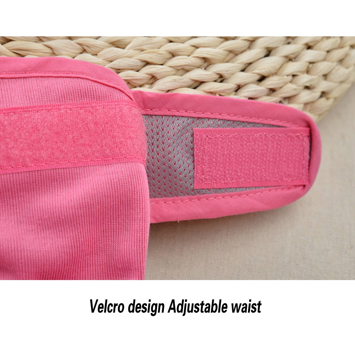 Comfortable Dog Underwear Dog Diapers Pants Male Female to Put On/Off Breathable Physiological Pants Reusable Sanitary Panties for Small to Large Dogs Pet (1pcs, Pink, XL) M Pink