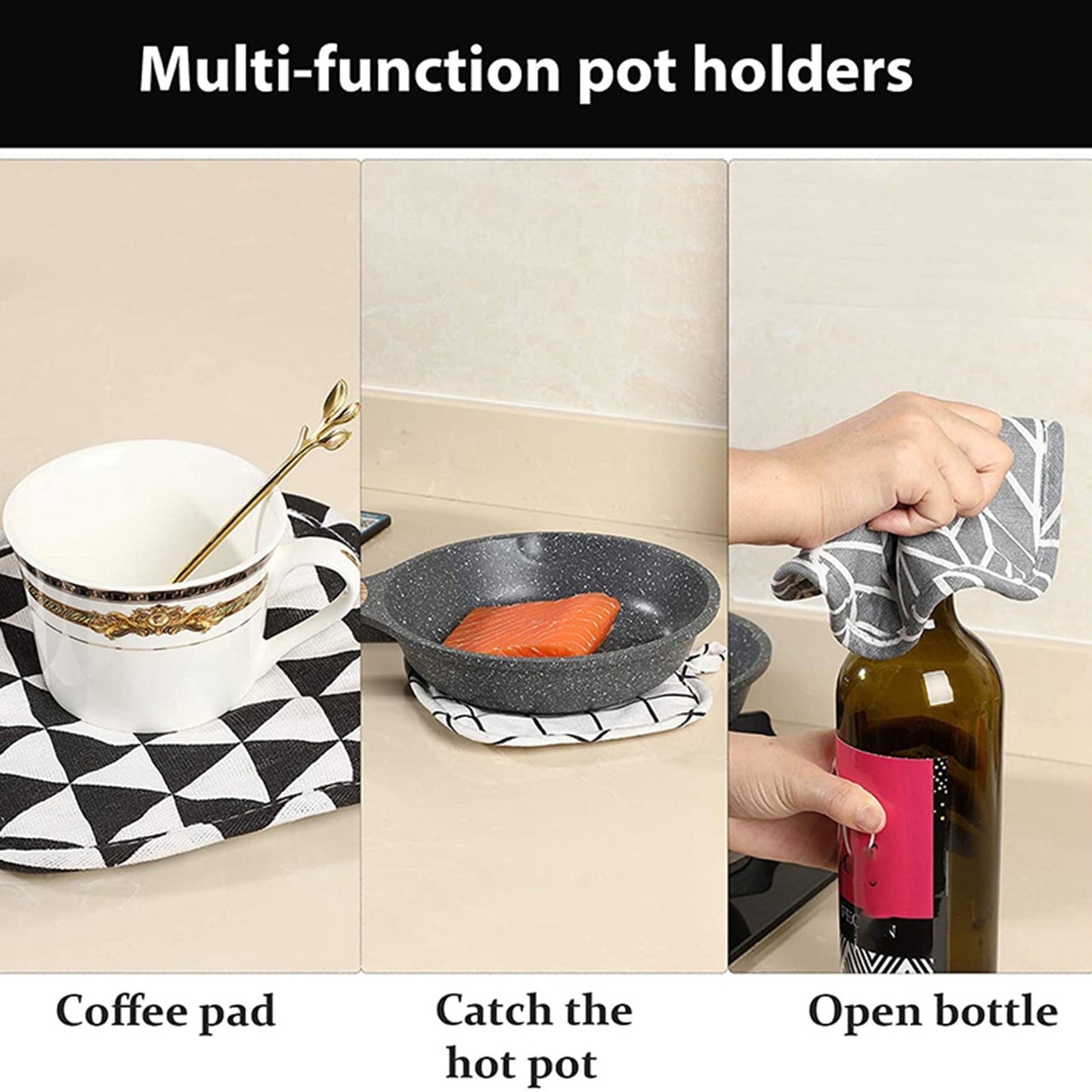Poaug Oven Mitts on Sale Clearance 2Pc Oven Gloves Grill Gloves Slippery Cooking Gloves for Cooking Baking Grilling Yellow Grey