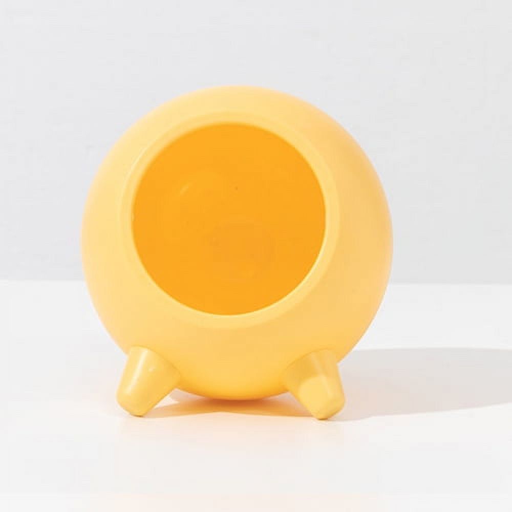 Visland House Semi-closed Keep Warm Burrowing Comfortable Hamster House Large Hideout for Hedgehog Chinchilla Bear Dragon nest Hamster Accessories Yellow