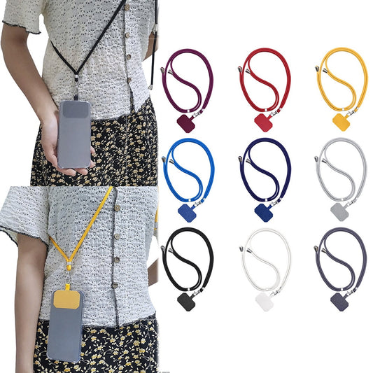Mightlink Phone Lanyard,Universal Crossbody Cell Phone Lanyards Adjustable Shoulder Neck Straps,Cell Phone Lanyard Compatible for All Smartphones Dark Gray