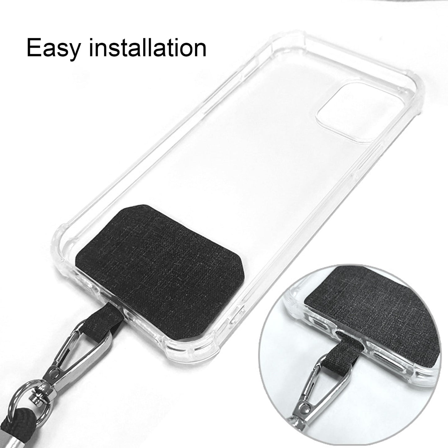 Mightlink Phone Lanyard,Universal Crossbody Cell Phone Lanyards Adjustable Shoulder Neck Straps,Cell Phone Lanyard Compatible for All Smartphones Light Grey
