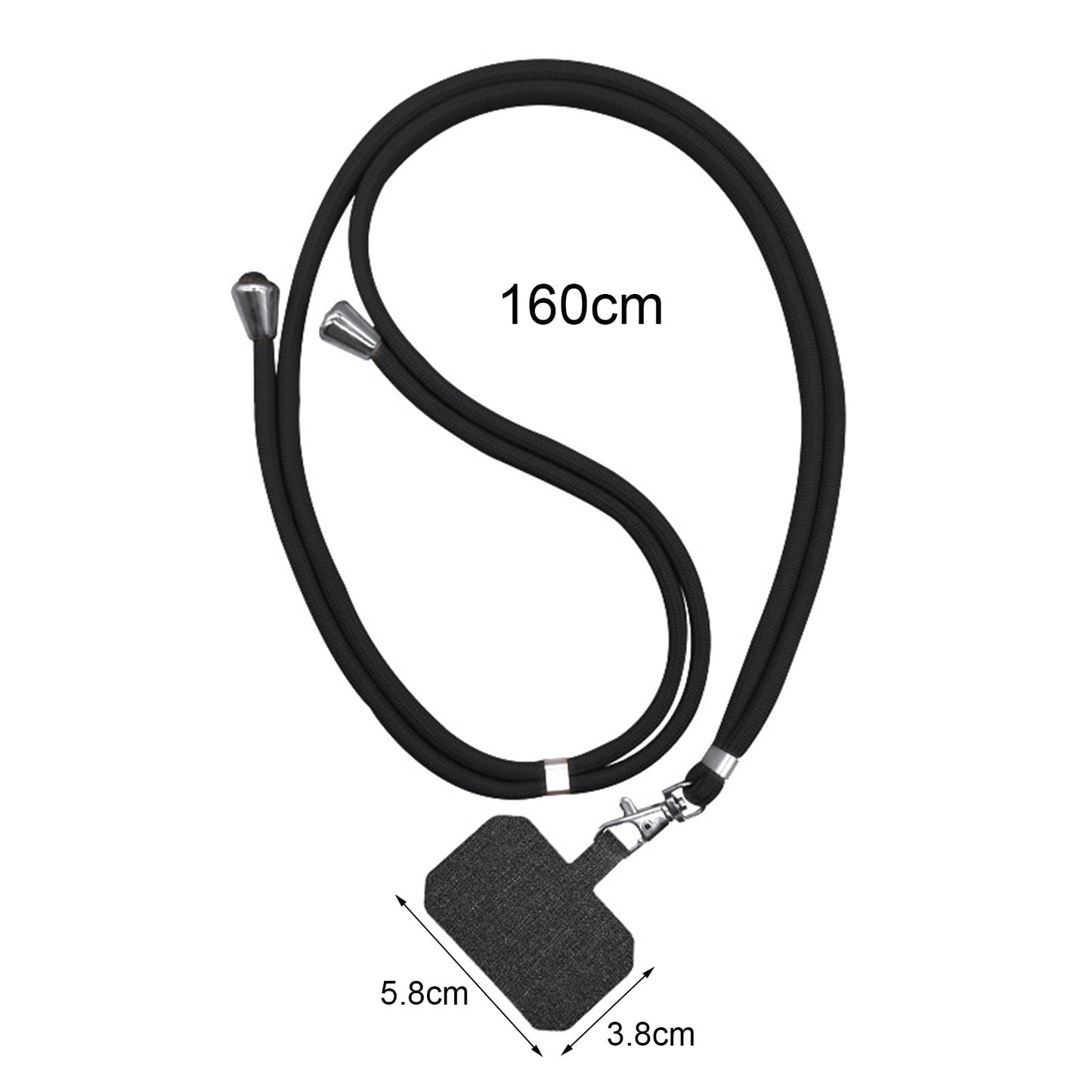 Mightlink Phone Lanyard,Universal Crossbody Cell Phone Lanyards Adjustable Shoulder Neck Straps,Cell Phone Lanyard Compatible for All Smartphones Light Grey