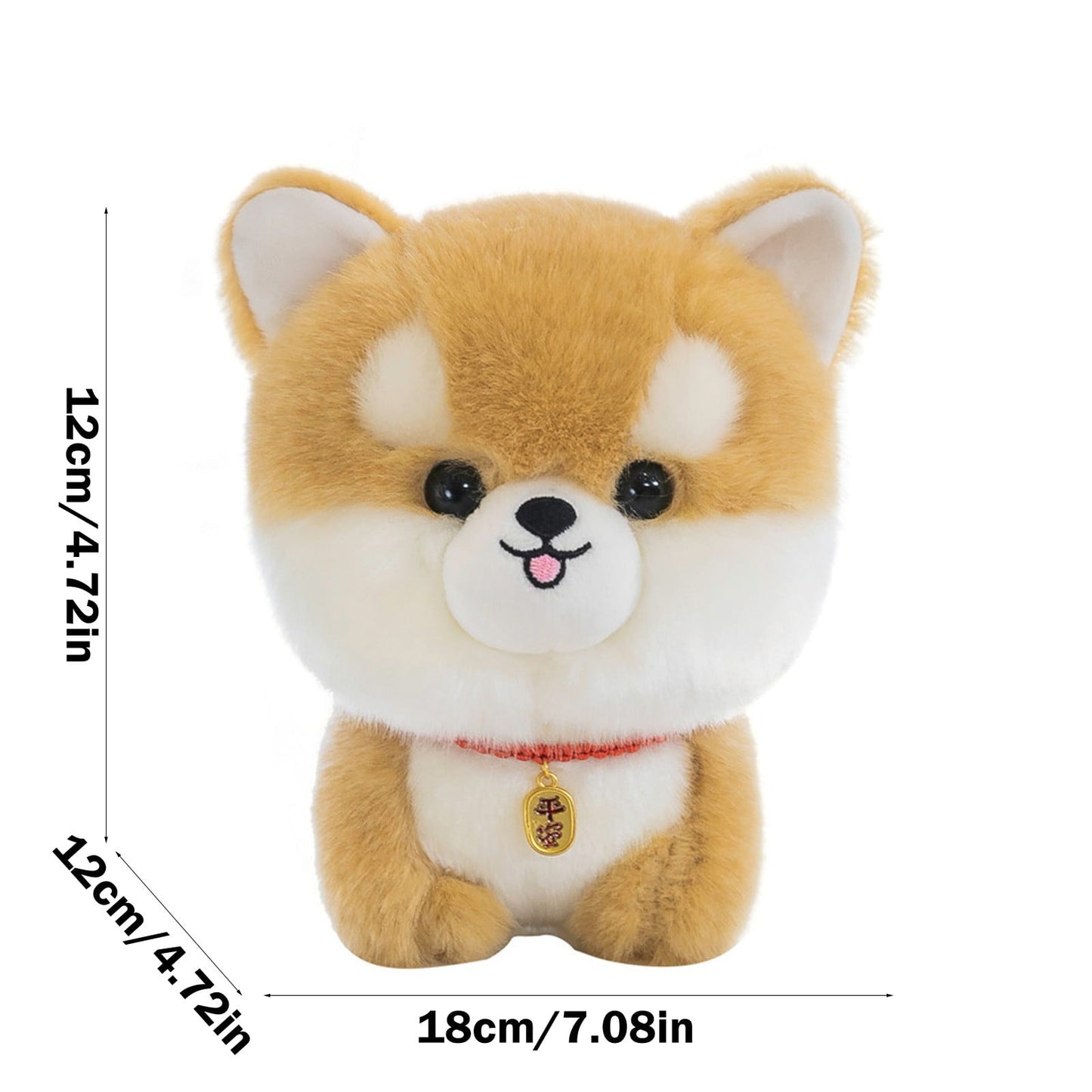 Chmadoxn Dog Plush Toys Cute Soft Stuffed Cartoons Puppy Plush Dolls Suitable Lovers Birthday Party Gift for Children and Adults