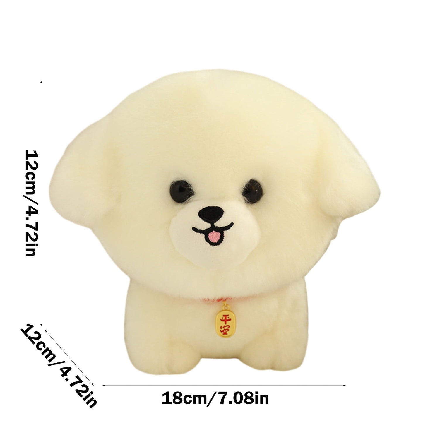 Chmadoxn Dog Plush Toys Cute Soft Stuffed Cartoons Puppy Plush Dolls Suitable Lovers Birthday Party Gift for Children and Adults