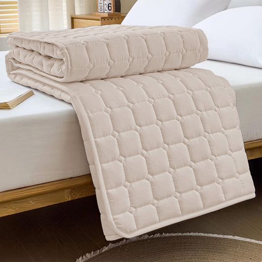 Chmadoxn Queen Mattress, 47×78 Inch Floor Mattress, Thicken Floor Sleeping Pad Foldable, Roll Up Mat Easy to Store and Portable, Mattress Suitable for Camping and Guest Room 47×78 in Khaki