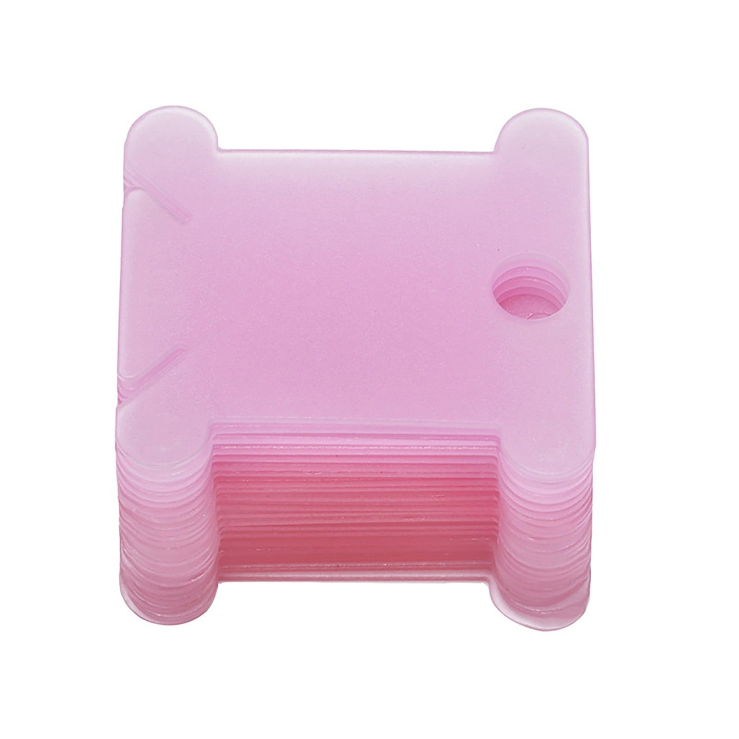Chmadoxn Embroidery Floss Bobbins, Sewing Thread Winding Plate Board,50 pc Embroidery Floss Organizer, Plastic Embroidery Thread Cards for Cross Stitch Thread Holder Sewing Storage 20 pc Pink