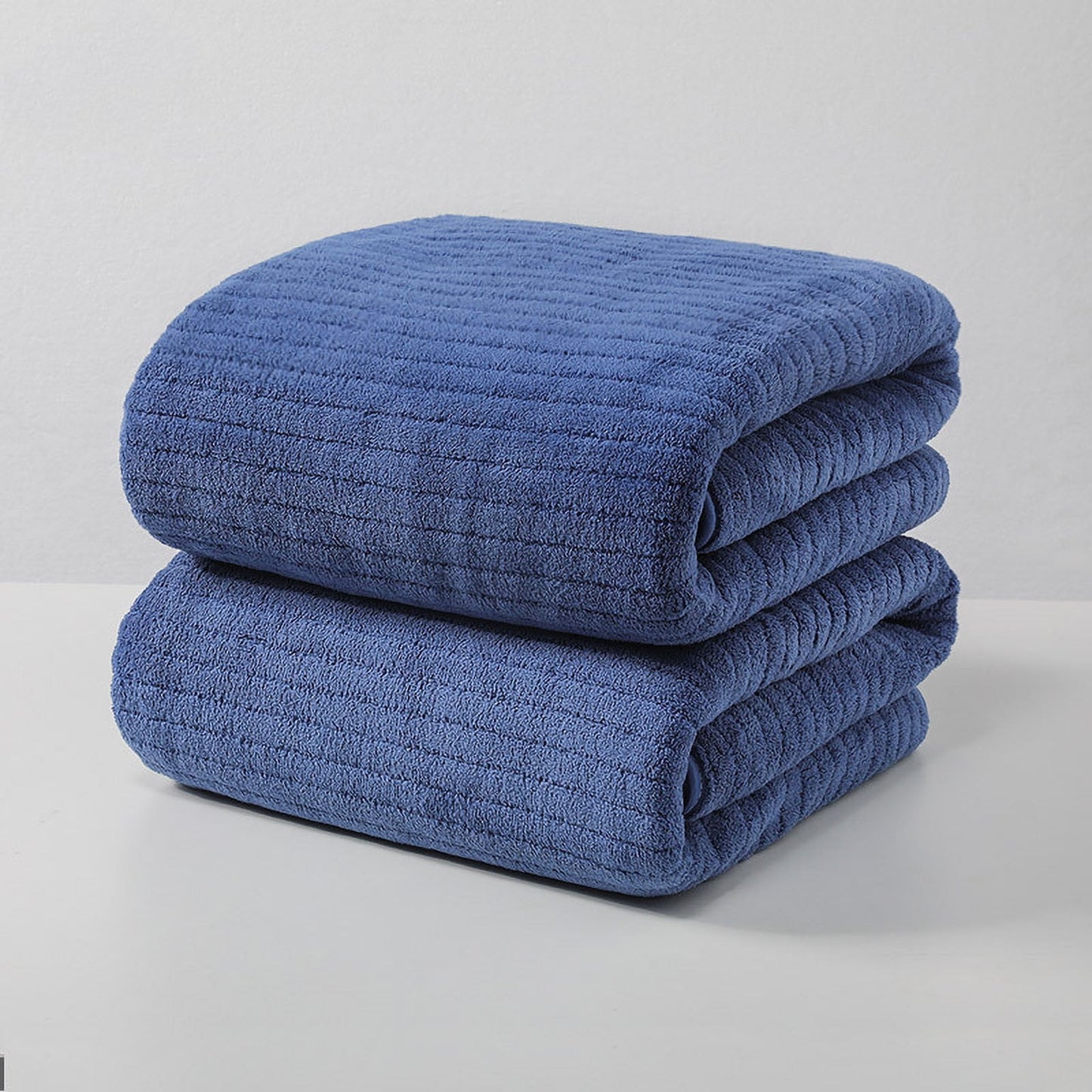 Chmadoxn Microfiber Hair Towel Wrap - Quick Dry Curly Hair Wraps for Women Wet Hair, Microfiber Towel for Hair, Hair Drying Towel Wrap, Hair Towels for Women, Hair Turban for Wet Hair (29 ×14 Inch) 3 pc Blue