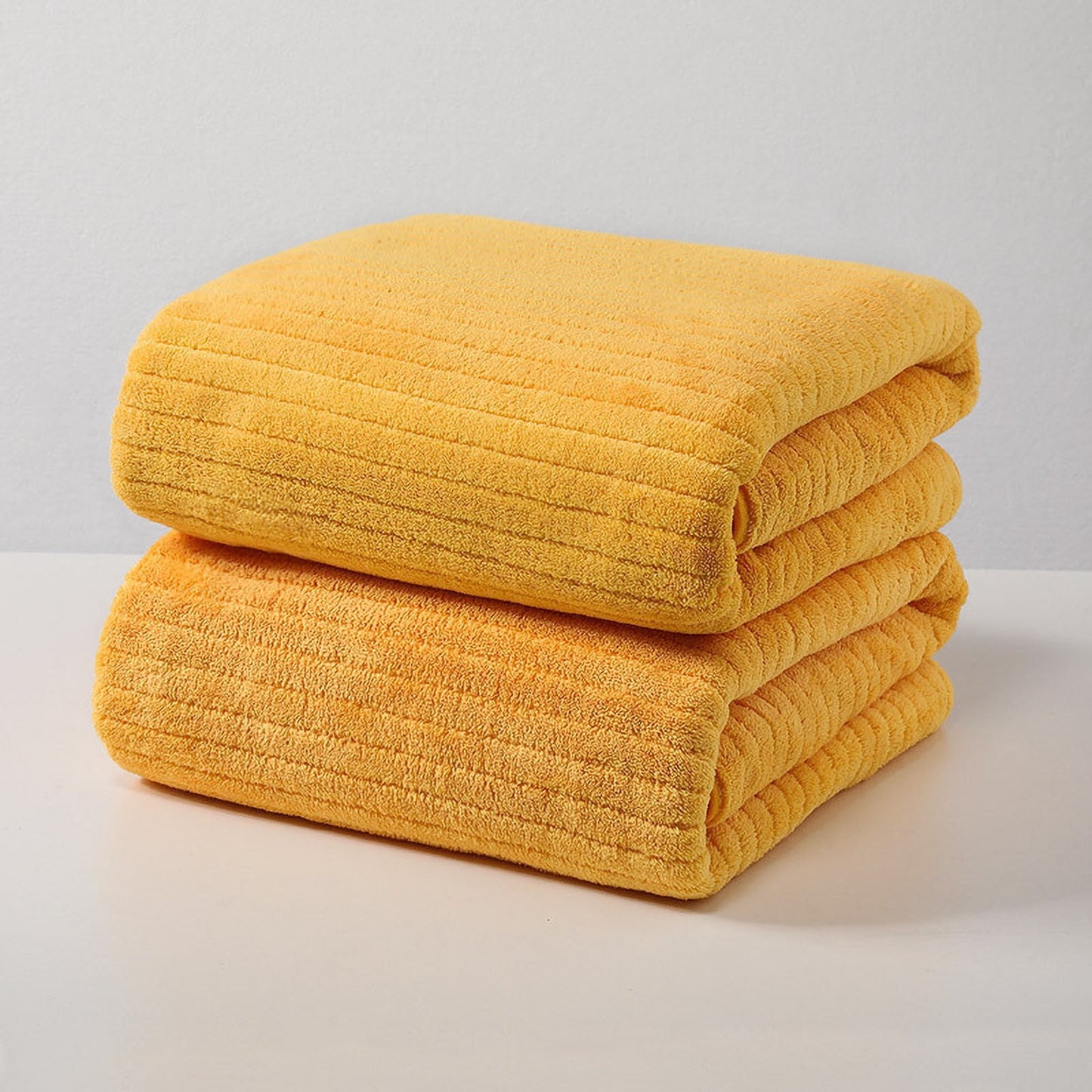 Chmadoxn Microfiber Hair Towel Wrap - Quick Dry Curly Hair Wraps for Women Wet Hair, Microfiber Towel for Hair, Hair Drying Towel Wrap, Hair Towels for Women, Hair Turban for Wet Hair (29 ×14 Inch) 3 pc Yellow